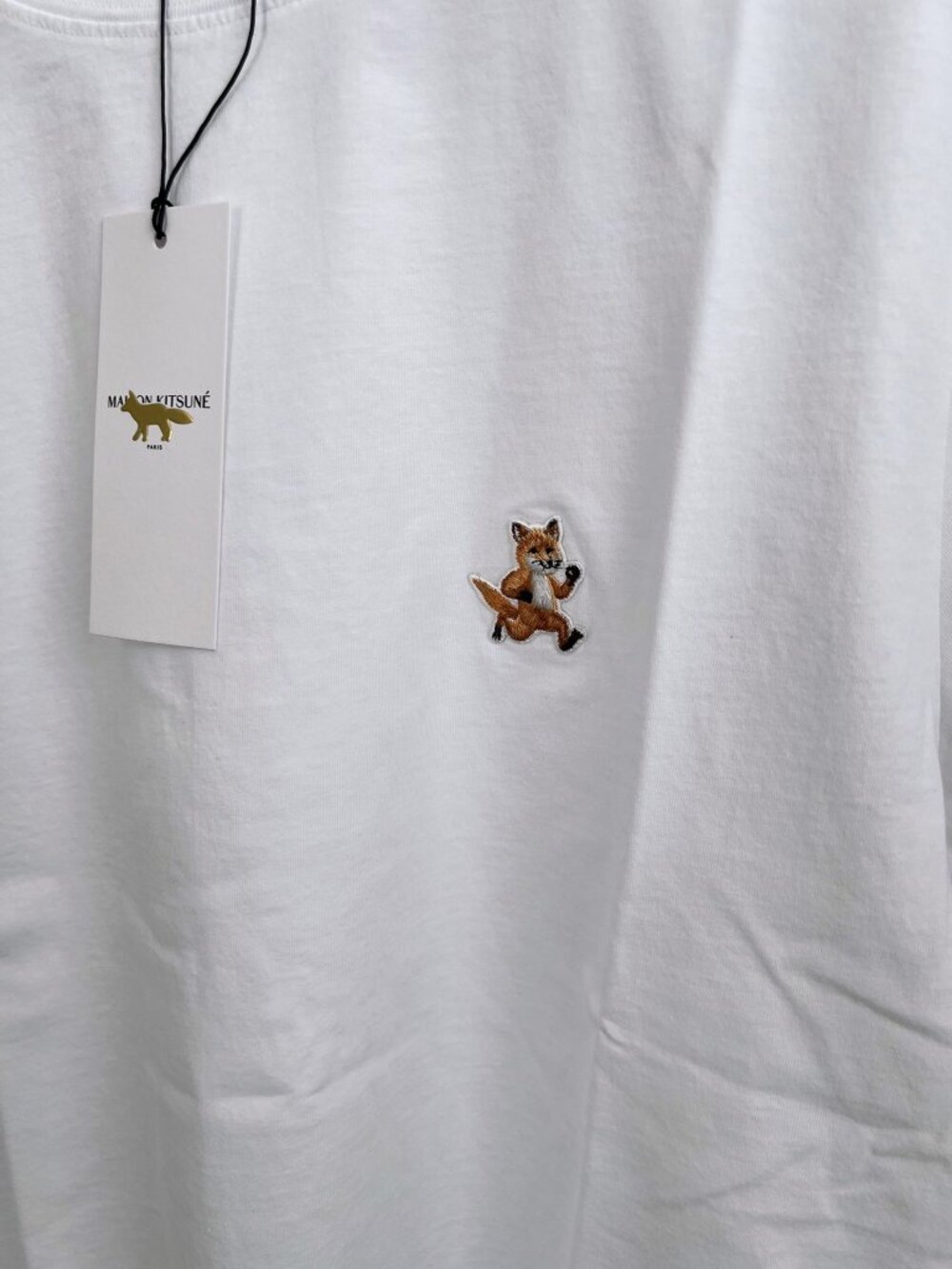 NWT - Maison Kitsune Speedy Fox T-shirt - White🦊 - Picture 3 of 7